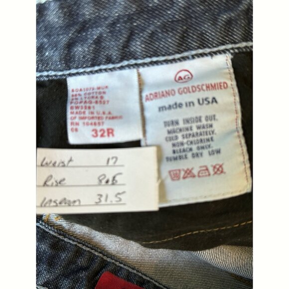 AG Adriano Goldschmied The Club Jeans Women’s Sz 32R Bootcut Flare Y2K Country - Picture 2 of 10